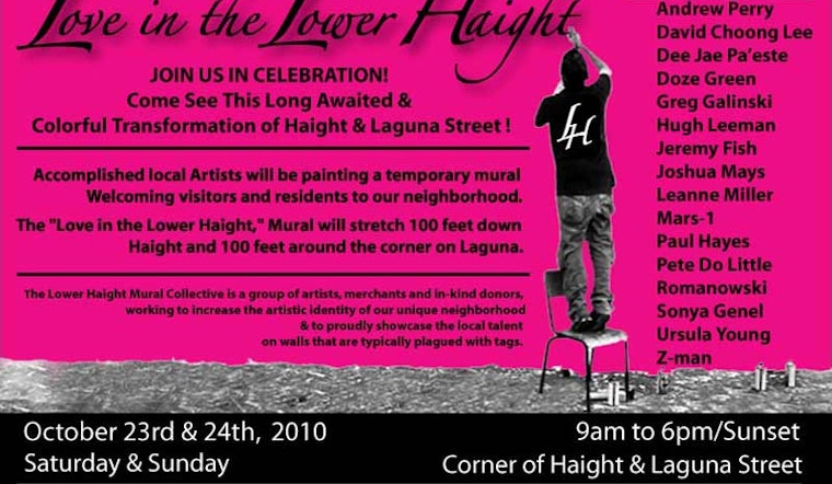 It's Lower Haight Mural Painting Day