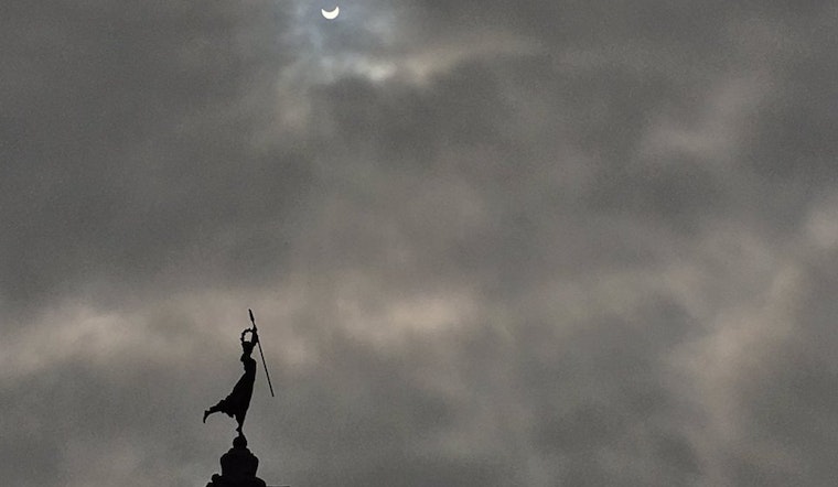 Scenes From A Foggy Solar Eclipse In San Francisco & Oakland