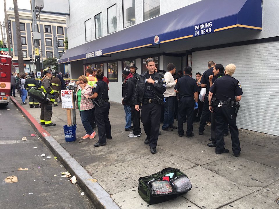 8 Injured After Pepper Spray Incident At 16th & Mission Burger King