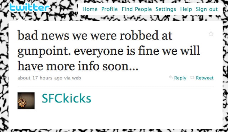 SFCollection Robbed at Gunpoint