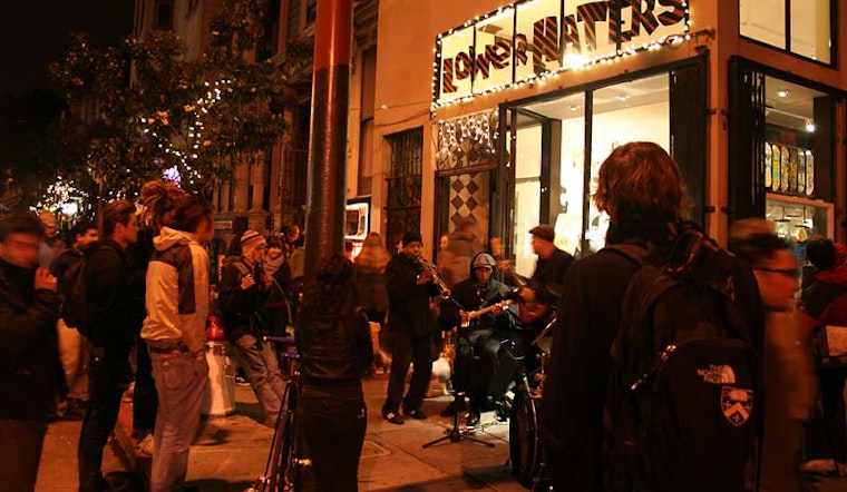 Scenes From the Lower Haight Holiday Art Walk