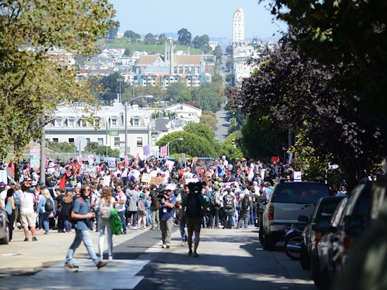 Crissy Field Rally Canceled, But Counterprotests Continue Citywide [Video]