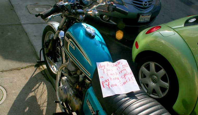 How Do We Feel About Motorcycles on the Sidewalk?