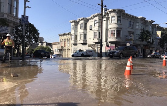 Haight & Webster Briefly Flooded After Crew Strikes Water Main