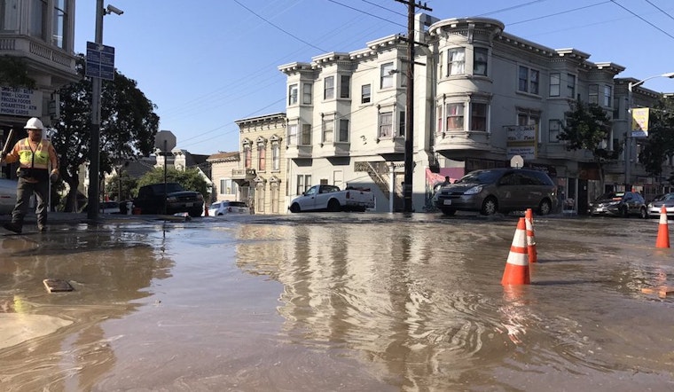 Haight & Webster Briefly Flooded After Crew Strikes Water Main