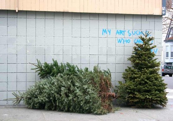 Last Day to Dump Your Christmas Tree on the Sidewalk