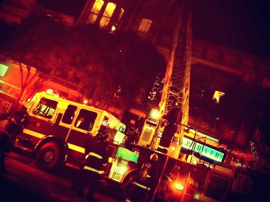 Commotion on Fillmore Last Night: Small Fire, or Stuck Kitten?