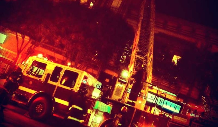 Commotion on Fillmore Last Night: Small Fire, or Stuck Kitten?
