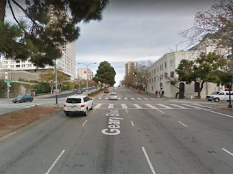 70-year-old woman dies after being hit by driver at Geary & Laguna
