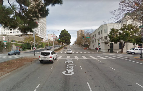 70-year-old woman dies after being hit by driver at Geary & Laguna