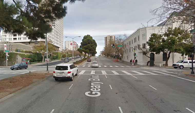 70-year-old woman dies after being hit by driver at Geary & Laguna