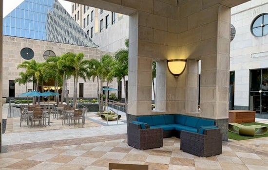 New lounge Courtyard 390 now open in downtown Orlando