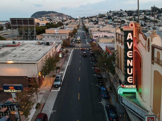 Electric 'Avenue' — Classic Portola Movie Palace Gets New Neon