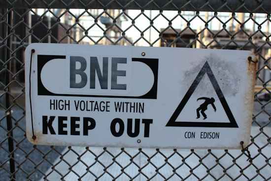 B.N.E. Tags New York With Stickers
