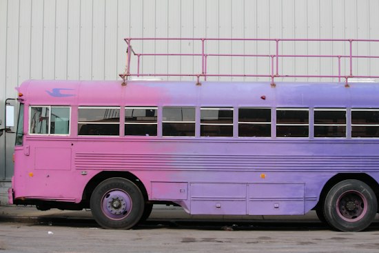 Brooklyn's Purple Quetzal Bus is Back in Action