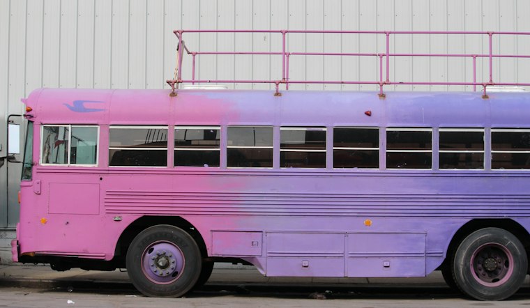 Brooklyn's Purple Quetzal Bus is Back in Action
