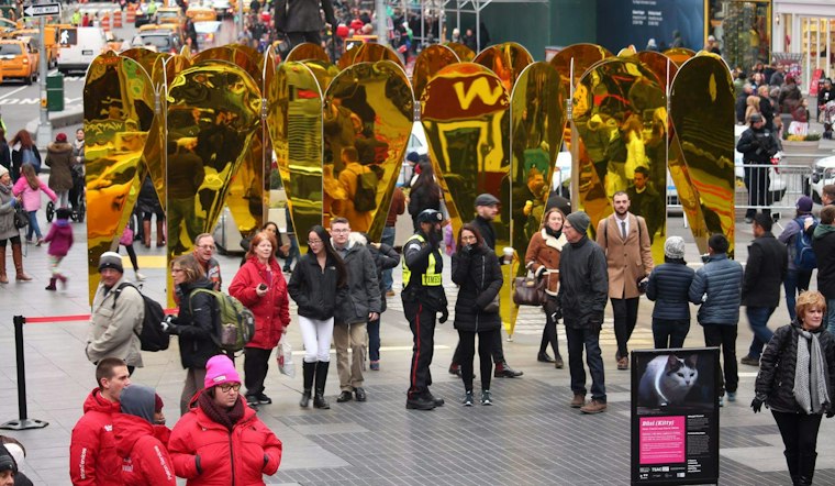 Celebrate Love This Month by Standing in the Middle of a Kaleidoscopic Heart Pavilion