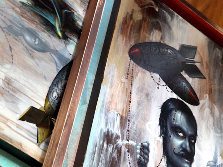 Opening Reception for KMNDZ Show at Fifty24SF Tonight
