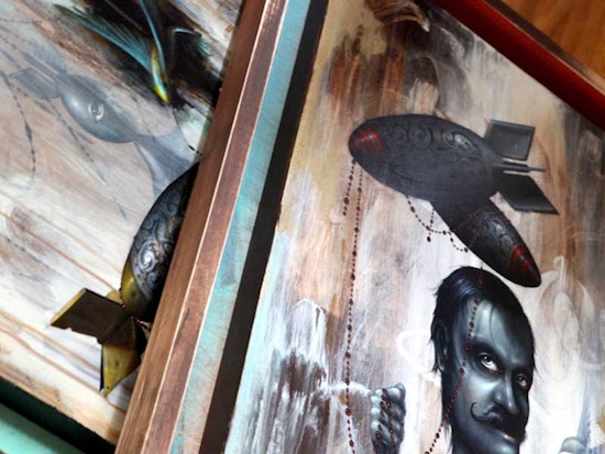 Opening Reception for KMNDZ Show at Fifty24SF Tonight