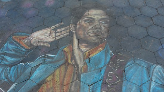 Hani is NYC's Original and Only Sidewalk Artist