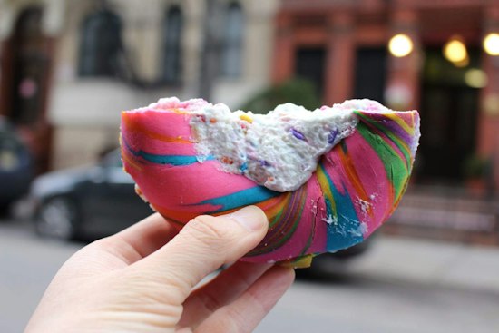 I FINALLY Tasted the Rainbow Bagel From the Bagel Store in Brooklyn