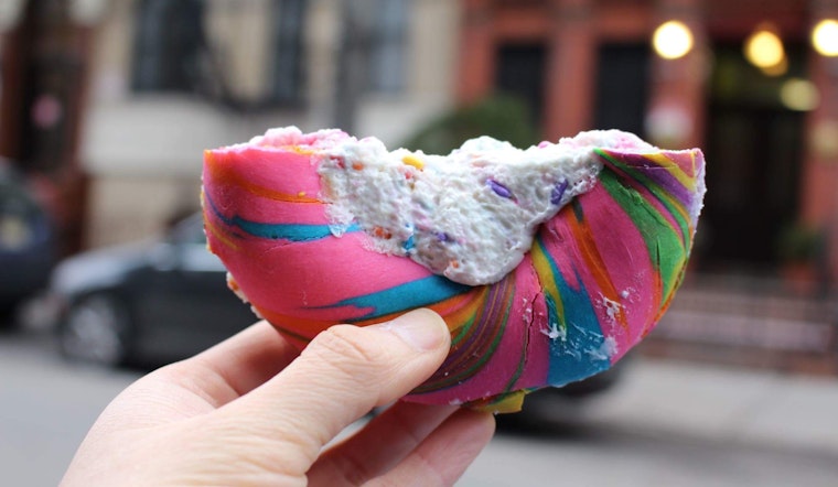I FINALLY Tasted the Rainbow Bagel From the Bagel Store in Brooklyn