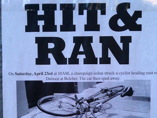 Cyclist Victim of Hit and Run on Duboce, Seeks Witnesses