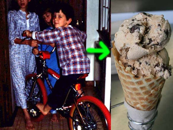 Free Ice Cream Toppings for Bicyclists at Three Twins Today