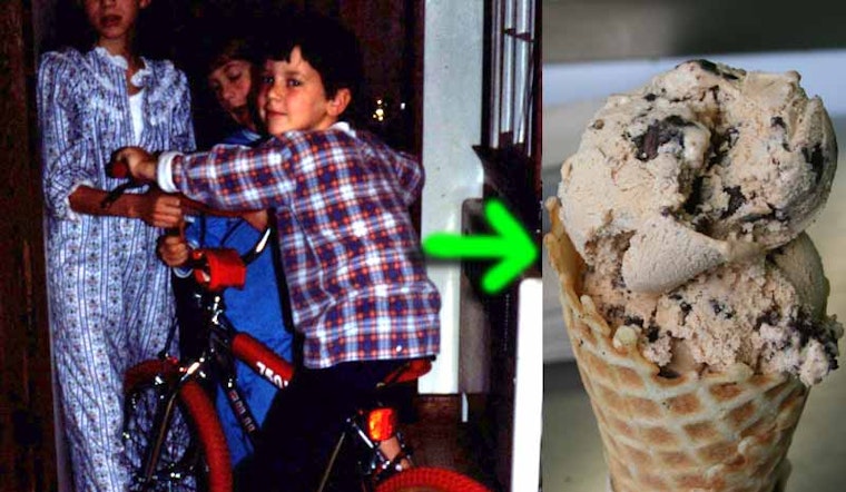 Free Ice Cream Toppings for Bicyclists at Three Twins Today