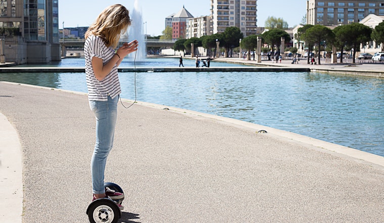 New York's Hoverboard Roadblock Catches Fire