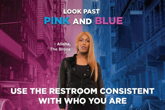 NYC Ad Campaign for Transgender Bathroom Policies