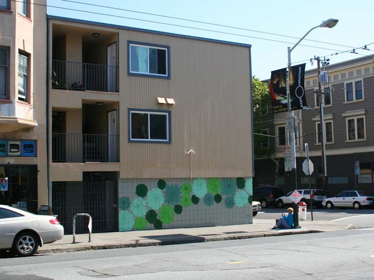 New Mural Appears at Corner of Haight and Pierce