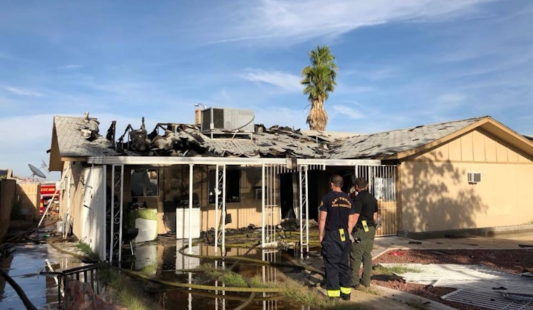 Top Las Vegas news: Family of 5 displaced after house fire; teen killed, 4 injured in rollover crash