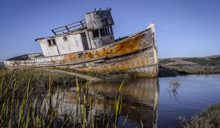 Iconic abandoned Point Reyes Boat severely damaged by a mysterious fire.