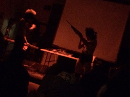 Performance Art In West Oakland Now: Topless Man Flagellates Himself Whilst Topless Wom...