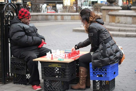 Play a Random Game of Chess Against Masters in Union Square