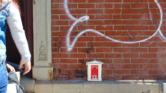 Red Doors in New York Lead to Speakeasy Dollhouse