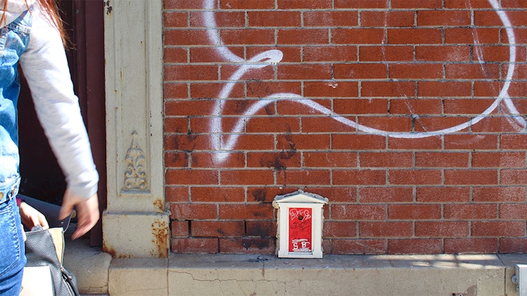 Red Doors in New York Lead to Speakeasy Dollhouse
