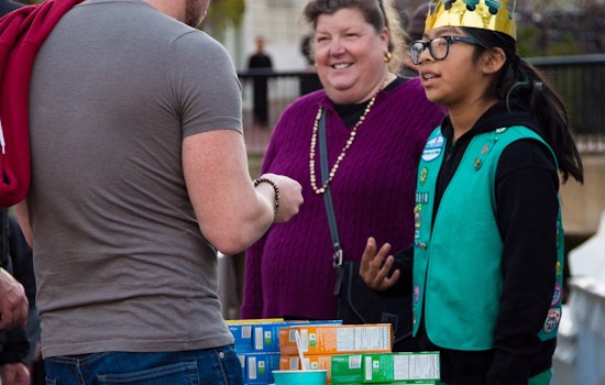 Selling Girl Scout Cookies in the Street not a Walk in the Park