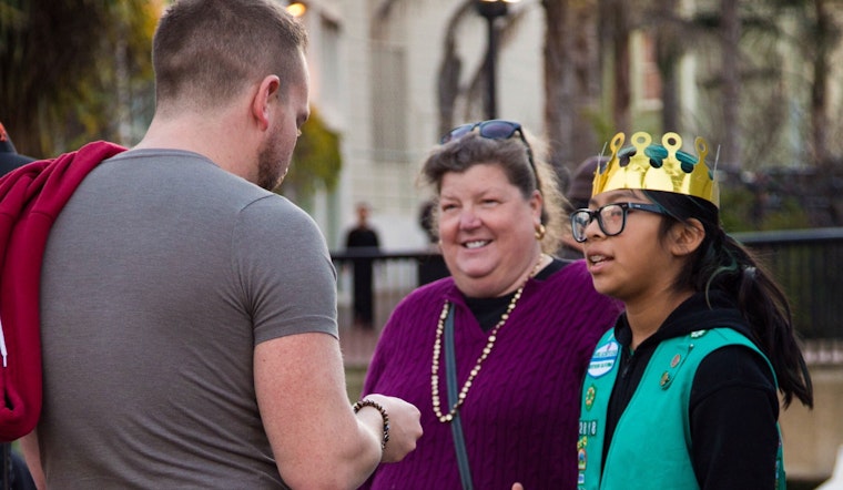 Selling Girl Scout Cookies in the Street not a Walk in the Park