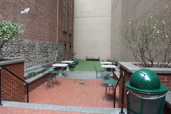 Small City Parks Nestled Between City Alleyways