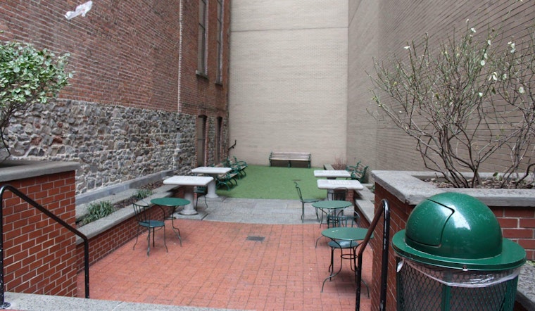 Small City Parks Nestled Between City Alleyways