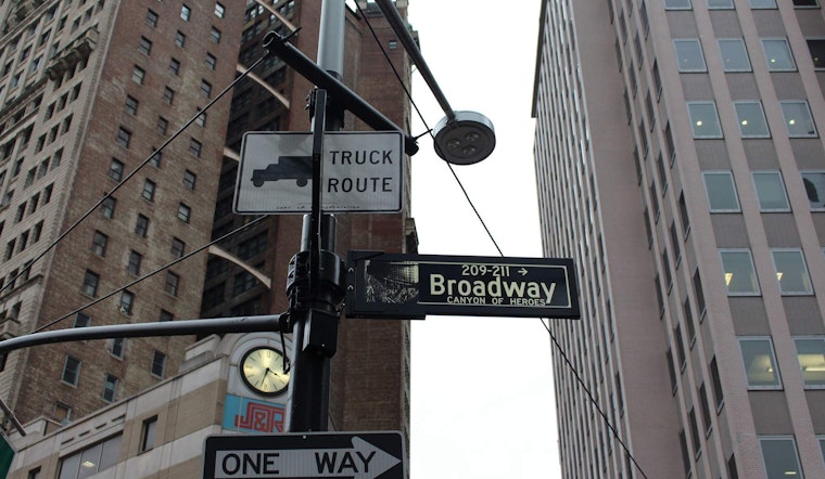 Spotted in the Financial District: Canyon of Heroes