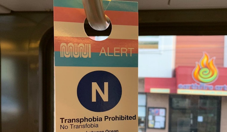 Unofficial Muni signage encourages riders to 'be gay, do crime'