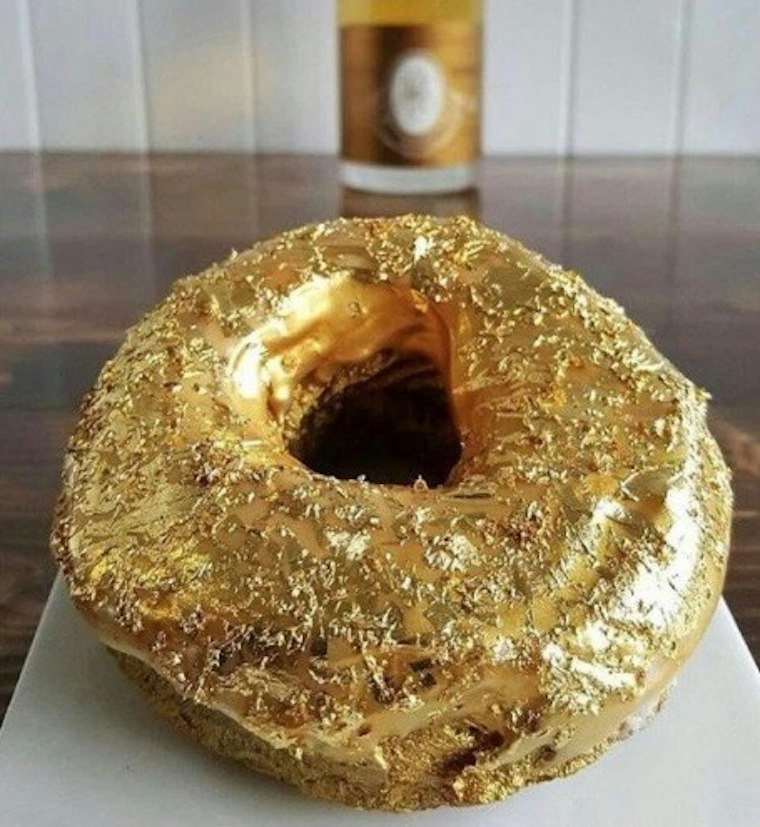 The Golden Cristal Ube Donut Craze Icing New York