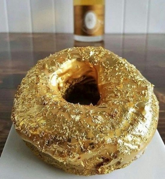 The Golden Cristal Ube Donut Craze Icing New York