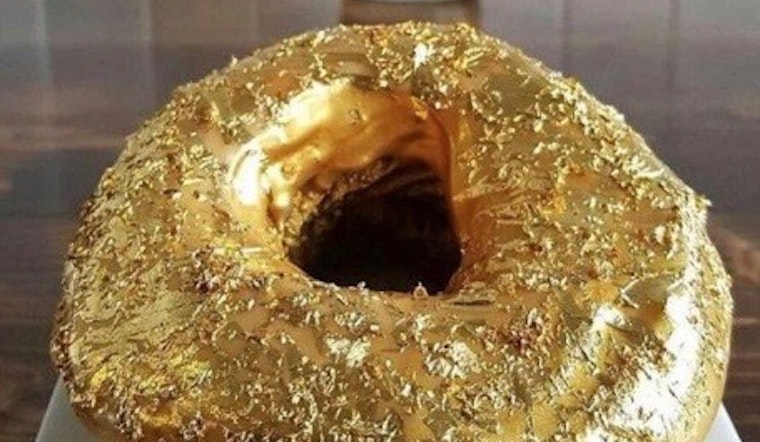 The Golden Cristal Ube Donut Craze Icing New York
