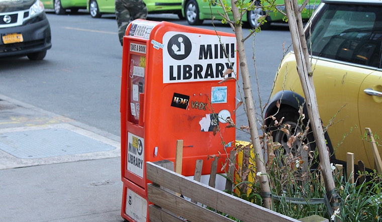 The Library Outside Brooklyn Roasting Company