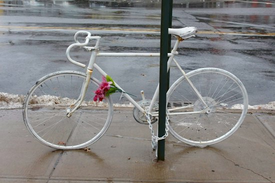 There are Over 150 Ghost Bikes in New York City