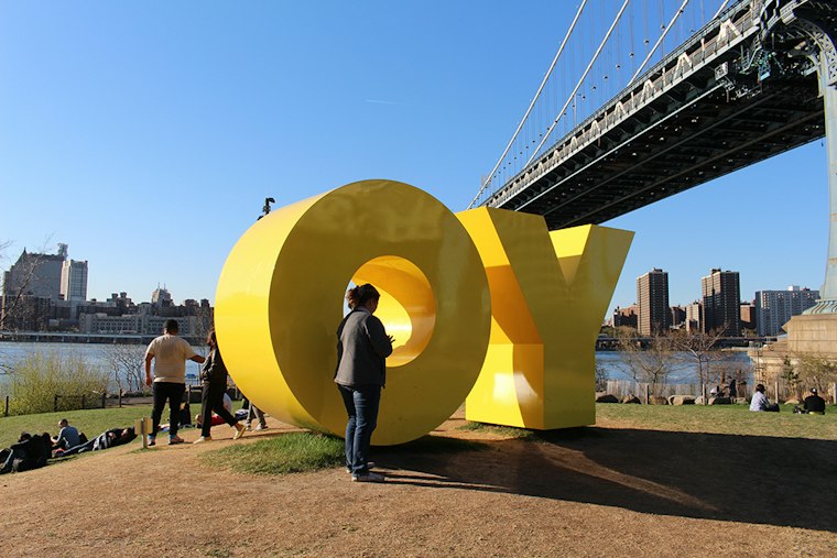 This Brooklyn Bridge Park Art is So New York